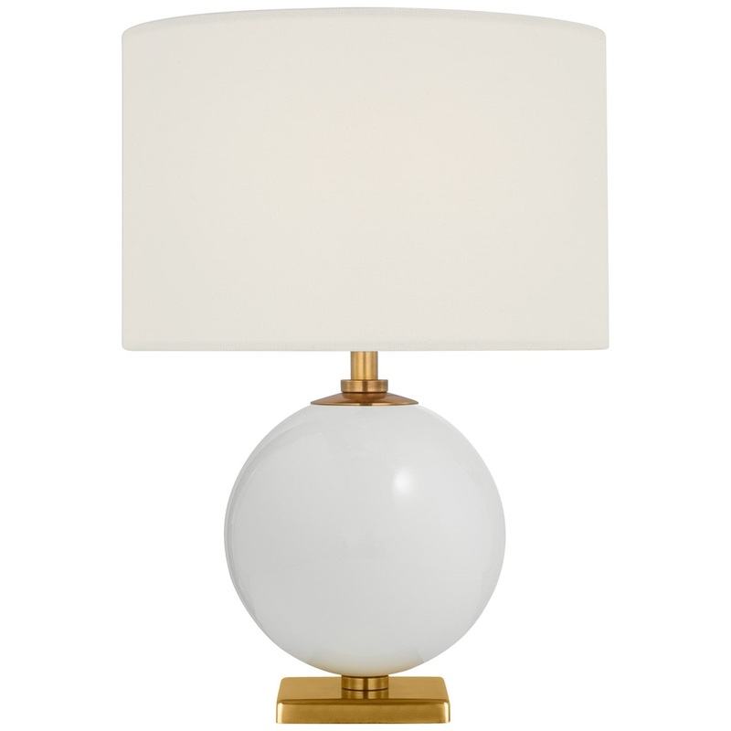 LED Accent Lamp from the Elsie Collection in Cream Finish by Visual Comfort Signature