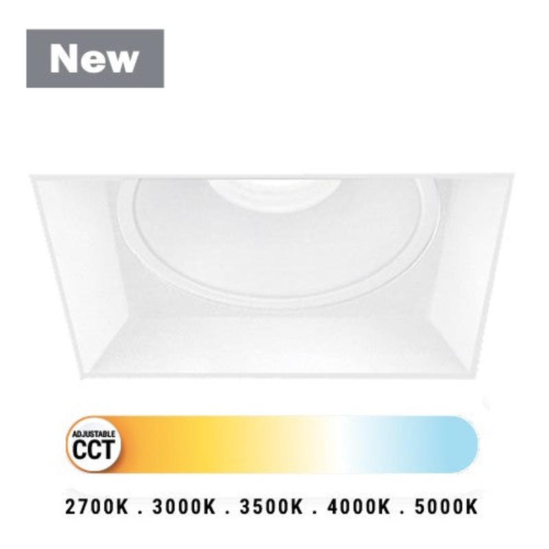 LED Downlight from the Midway Collection in White Finish by Eurofase