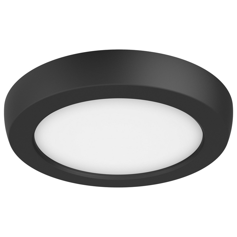 LED Flush Mount in Black Finish by Nuvo Lighting