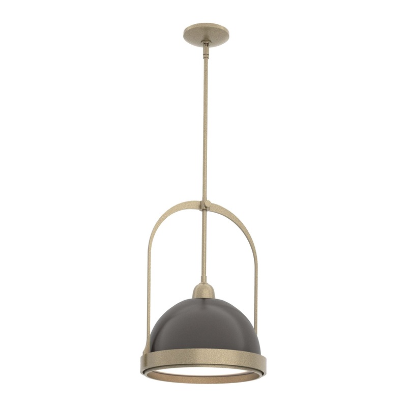 Atlas Small Pendant Soft Gold Oil Rubbed Bronze