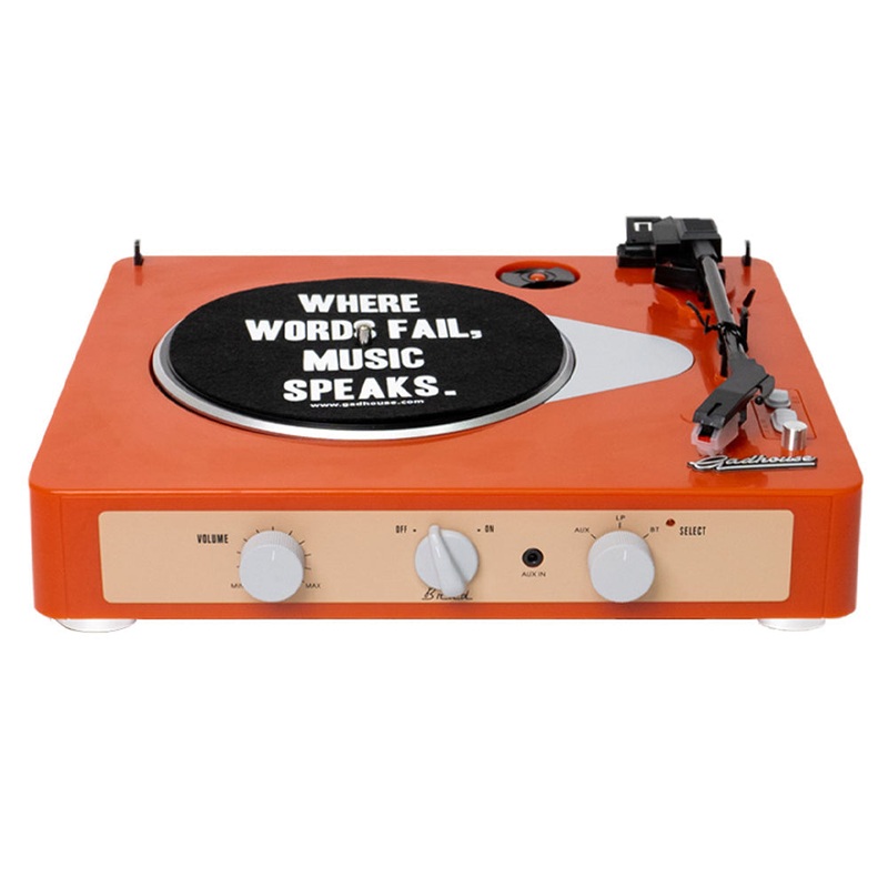 Gadhouse Brad MKII Record Player – Tangerine