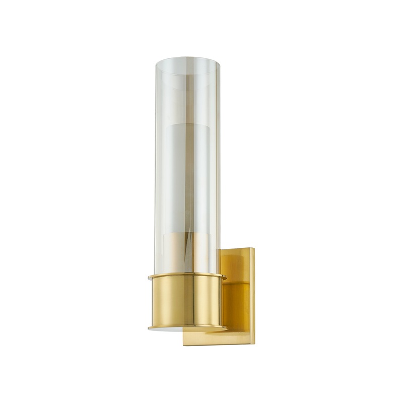 Granada 1-Light Wall Sconce Vintage Polished Brass