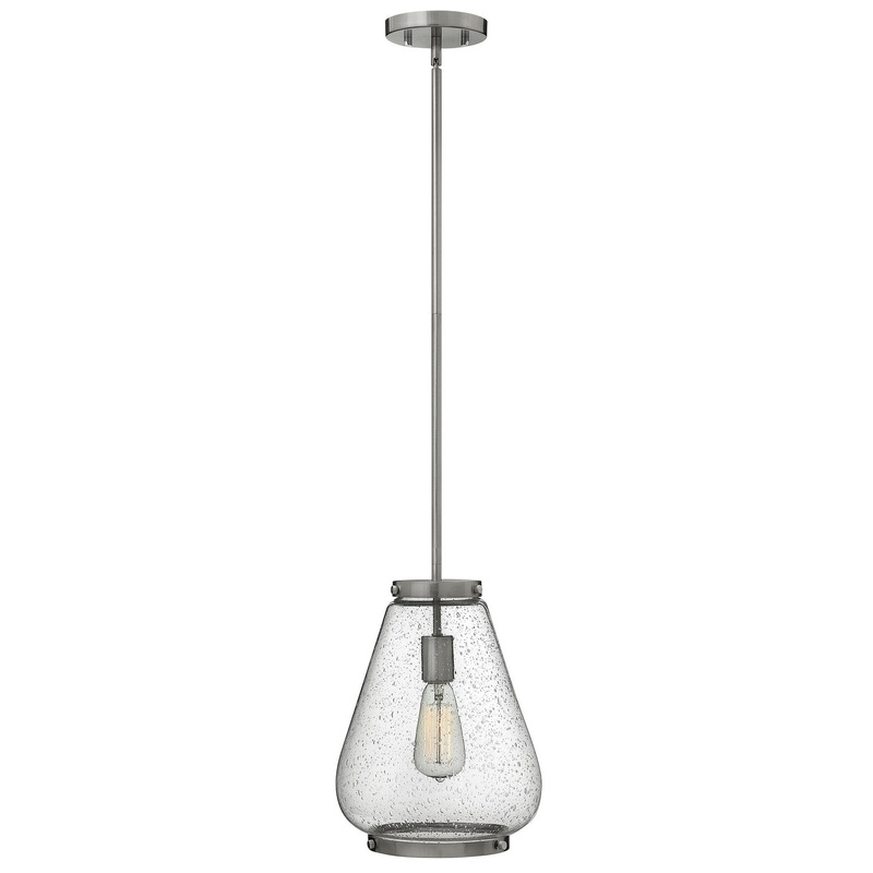 LED Pendant from the Finley Collection in Brushed Nickel Finish by Hinkley