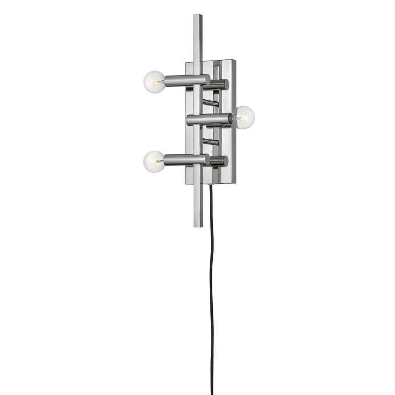 LED Wall Sconce from the Kinzie Collection in Polished Nickel Finish by Hinkley