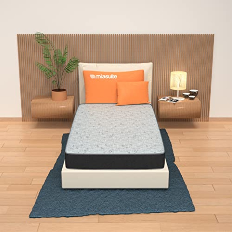 miasuite i sogni italiani Materasso Singolo Summit Pieghevole 80×200 Alto 13 cm in waterfoam e Ortopedico Ideale per brandina