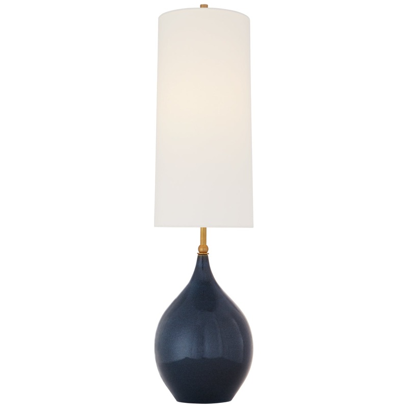 One Light Table Lamp from the Loren Collection in Mixed Blue Brown Finish by Visual Comfort Signature
