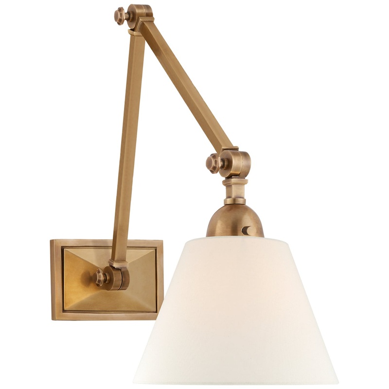 One Light Wall Sconce from the Jane Collection in Hand-Rubbed Antique Brass Finish by Visual Comfort Signature