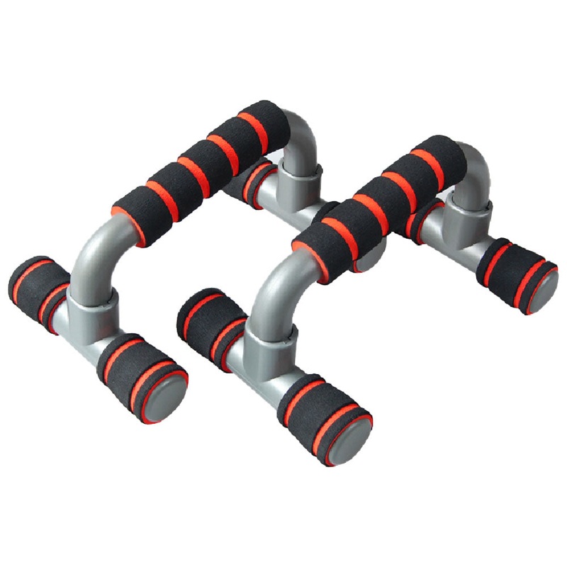 Push Up Bar handle Push-up Stand Grip For Home Fitness Exercise Workout – red