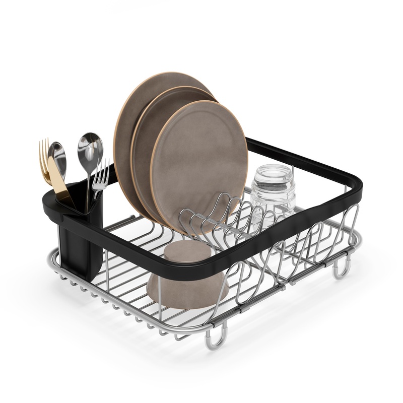 Sinkin Dish Drying Rack Black/Nickel