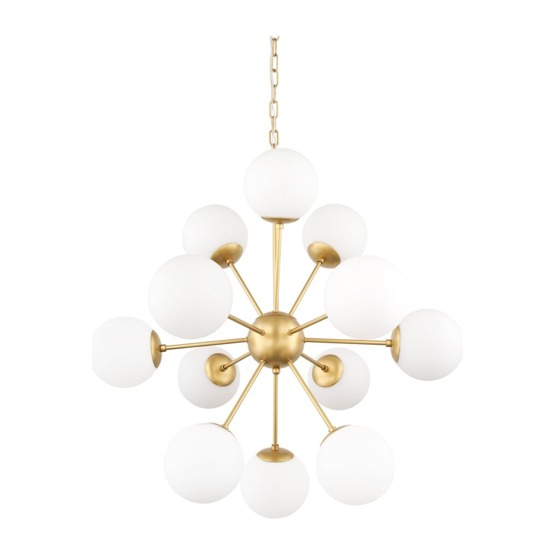 Barbara 11-Light Chandelier Gold Metal