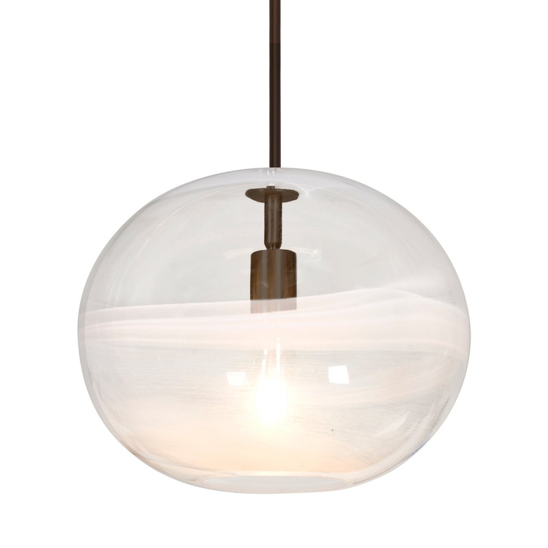 Besa 1TT-GENOCL-BR Geno One Light Pendant Bronze