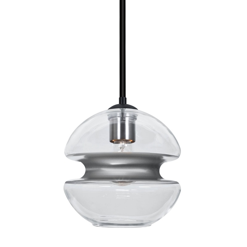 Besa 1TT-HULA8SL-BK Hula 8 One Light Pendant Black