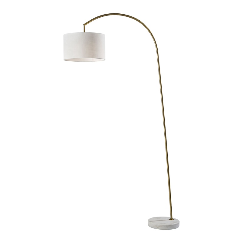 Chrystie Arc Lamp Antique Brass
