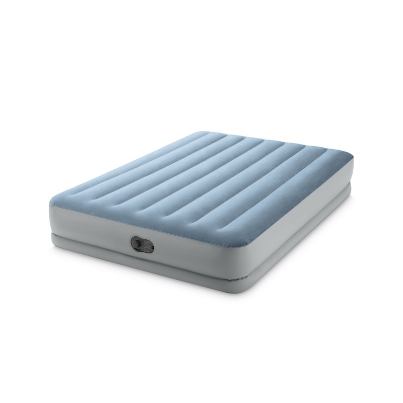 INTEX Queen Dura-Beam Plus Comfort 14″ Air Mattress w/ Built-In USB Pump 64159