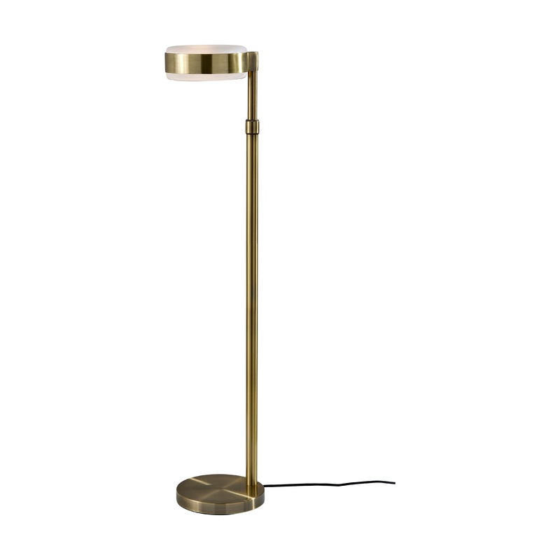 Linis Floor Lamp Antique Brass