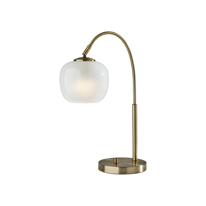 Magnolia Table Lamp Antique Brass
