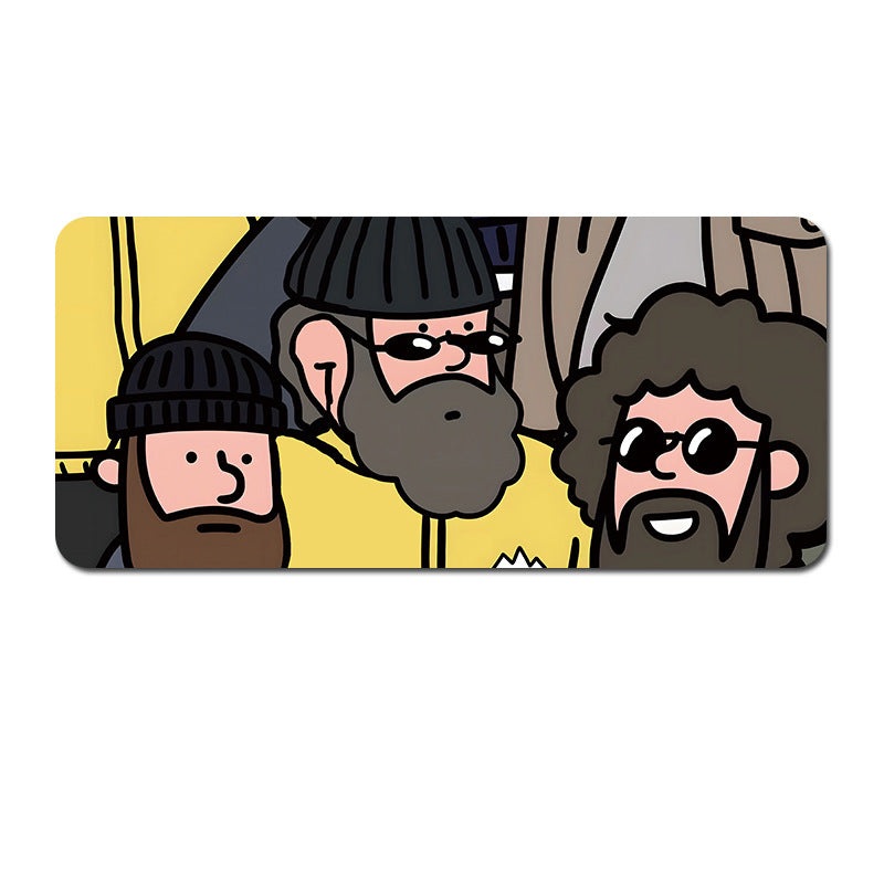 (80x30x0.4cm) Extra Large Computer Desk Mat – Uncle Beard Series – Style 1