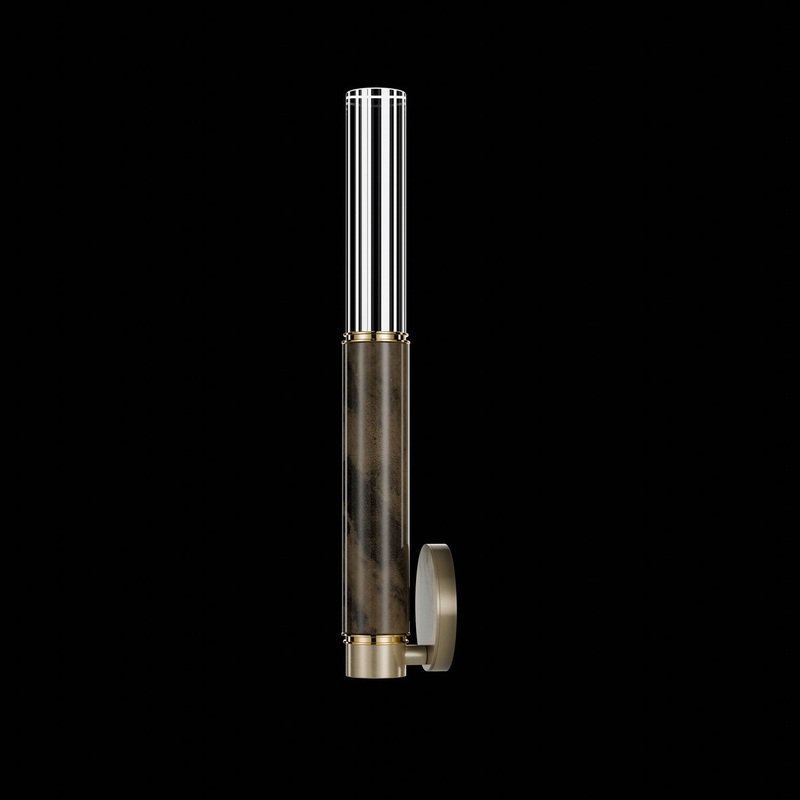 Antonia 21.75″H Sconce Ombre Bronze/Brass/Charcoal