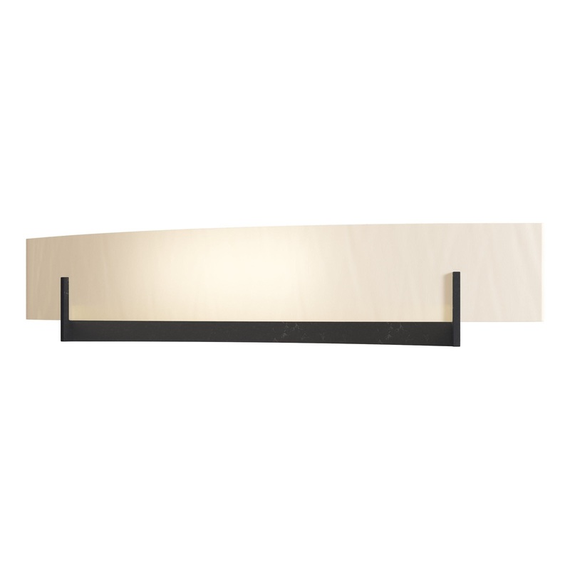 Axis Large Sconce Black White Art Glass (BB)