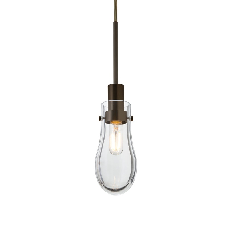 Besa J-WISHCL-EDIL-BR Wish One Light Pendant Bronze