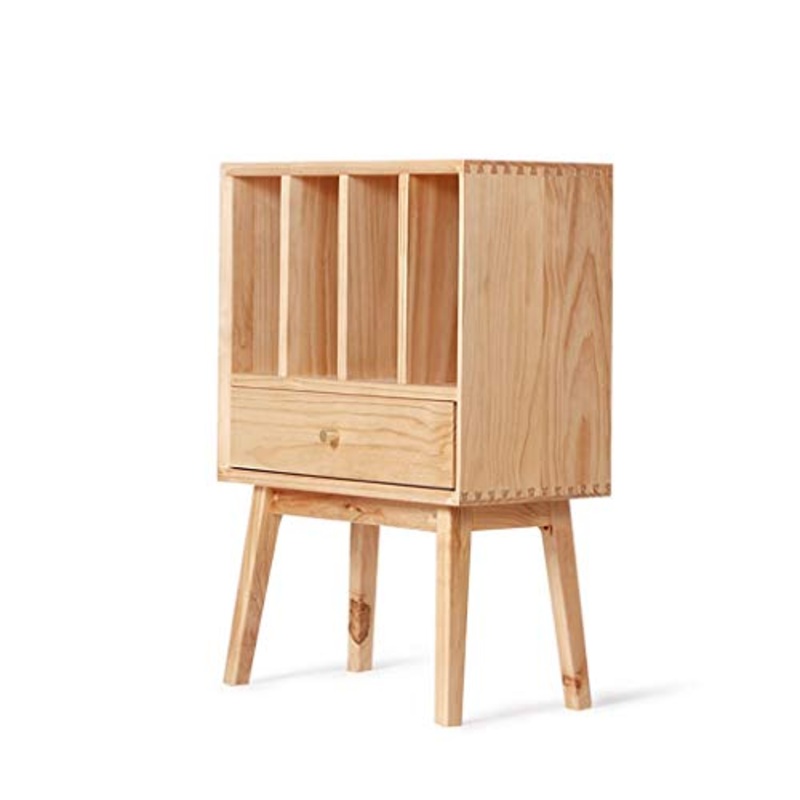 Comodini Nordic Legno Piccola libreria Governo di immagazzinaggio Modo Creativo Comodino Living Room Divano Laterale Gabinetto Governo di immagazzinaggio Comodini Camera