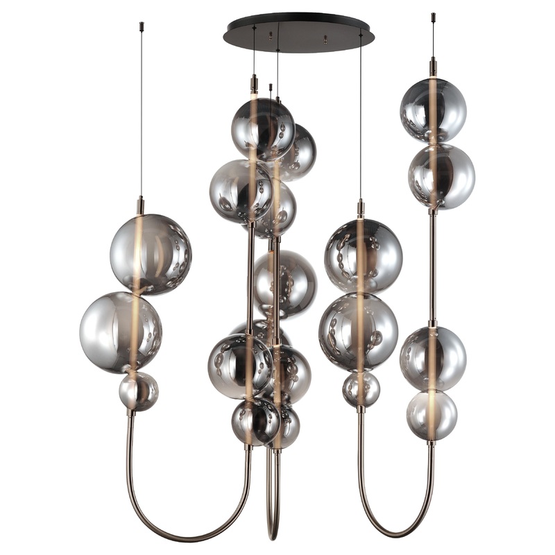 Dreamer 54″ LED Cord Hung Pendant Black Chrome