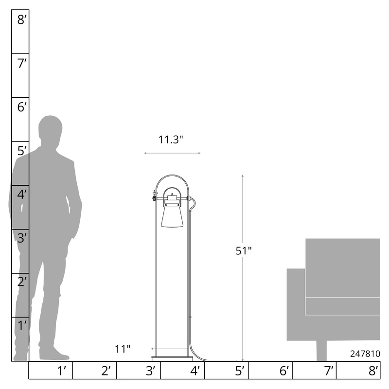 Erlenmeyer Floor Lamp Ink