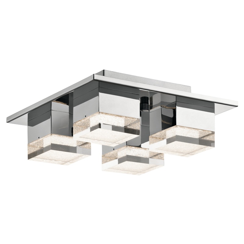 Kichler 83602 LED Flush Mount, Chrome