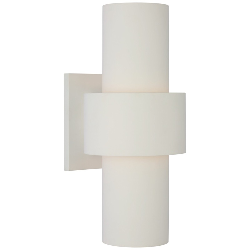 LED Wall Sconce from the Chalmette Collection in Plaster White Finish by Visual Comfort Signature