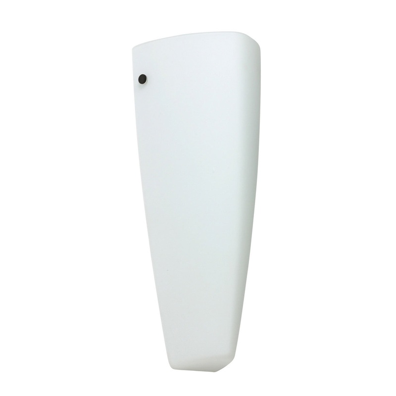 One Light Wall Sconce from the Lina Collection in Black Finish by Besa