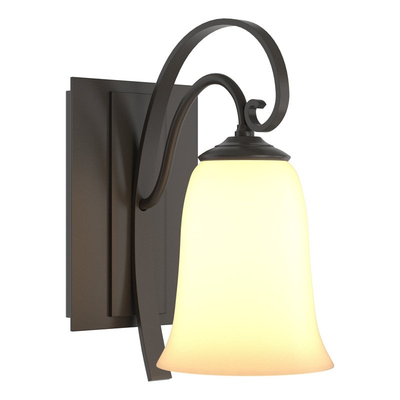 Scroll Sconce Dark Smoke