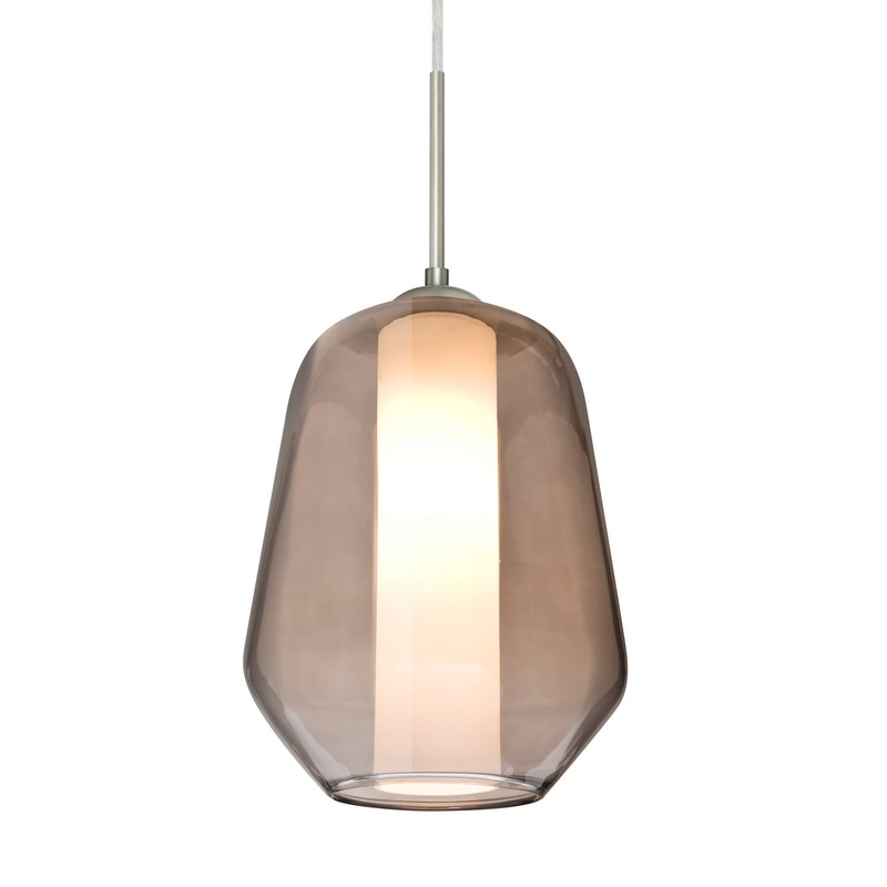 Besa 1JT-LINKSM-LED-SN Link LED Pendant Satin Nickel