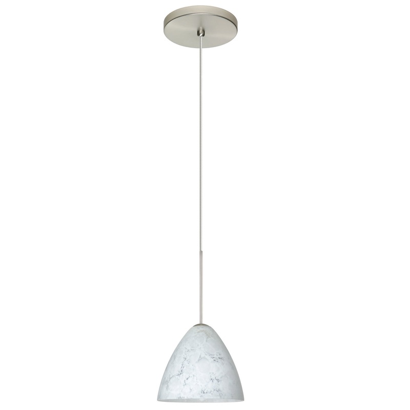 Besa 1XT-177919-SN Mia One Light Pendant Satin Nickel