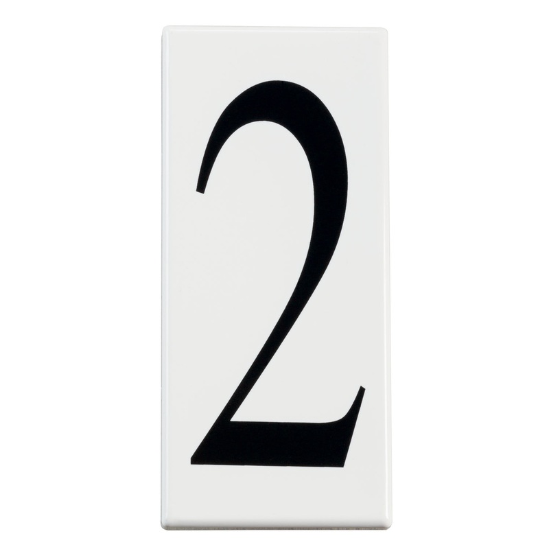 Kichler 4302 Number 2 Panel, White Material (Not Painted)