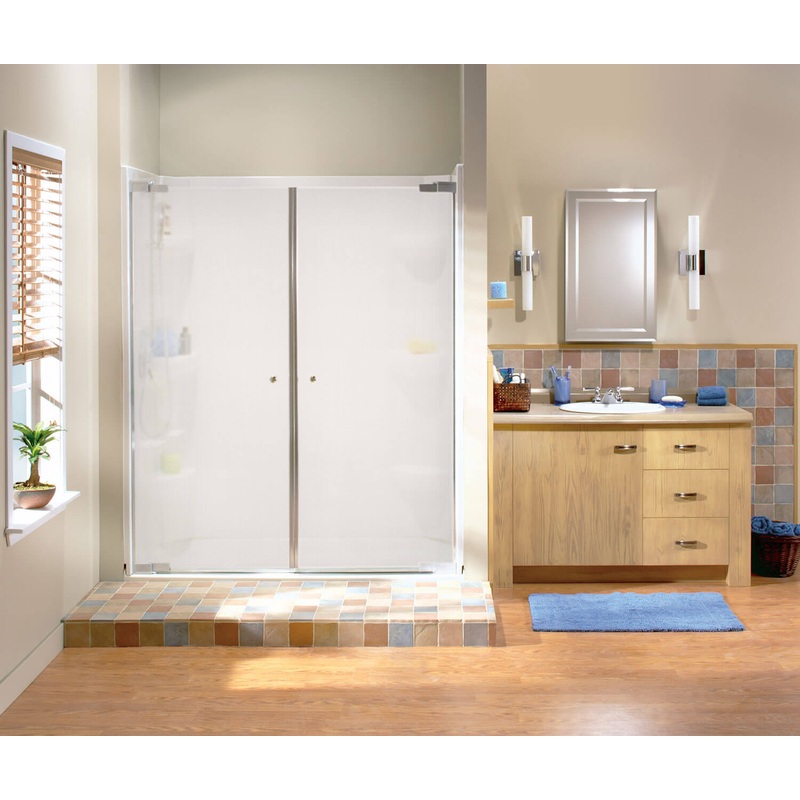 Kleara 2-panel Pivot Shower Door 48 -51  x 69 in. 6 mm