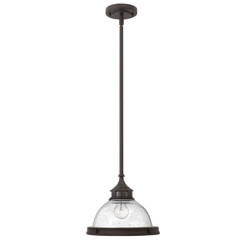 LED Pendant from the Amelia Collection in Buckeye Bronze Finish by Hinkley