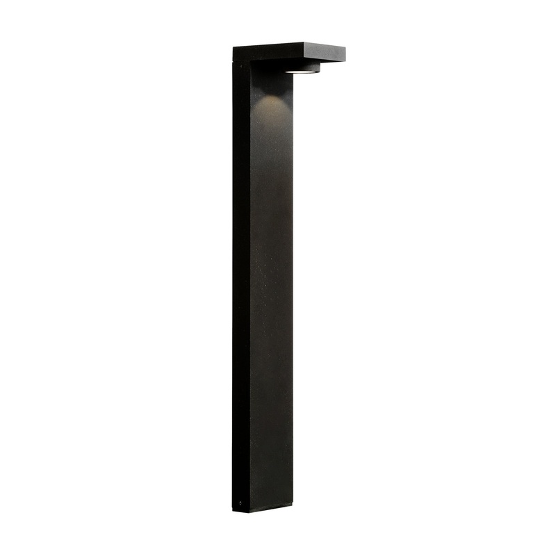 Pallito 26″ LED Bollard Round Black