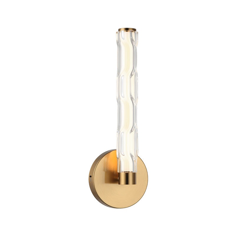Ripley 1-Light Wall Sconce Aged Gold Brass