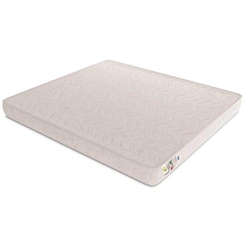 Baldiflex Materasso Singolo Easy Aloe, Misura 80x190x15cm, Rivestimento in Aloe Vera, Anallergico e Antiacaro