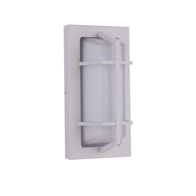 Craftmade ZA6102-TW Bulkhead Rectangular One Light Outdoor Bulkhead Textured White