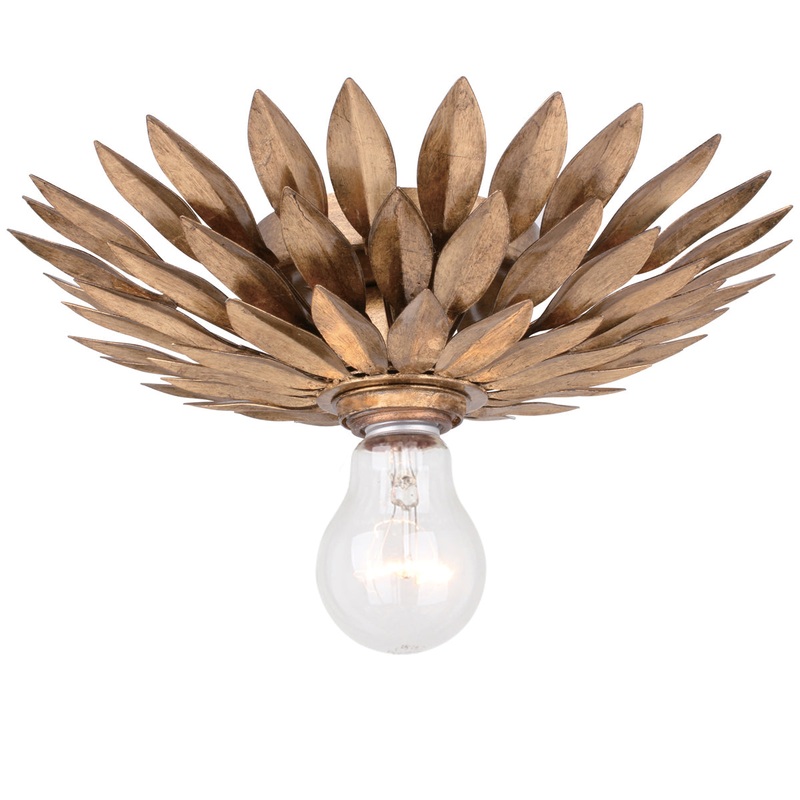 Crystorama 500-GA Broche One Light Wall Sconce Antique Gold