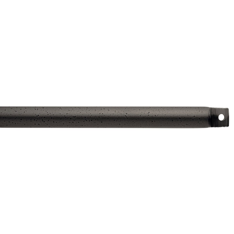 Kichler 360005AVI Fan Down Rod, Anvil Iron