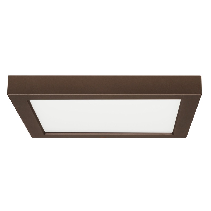 LED Flush Mount in Bronze Finish by Satco