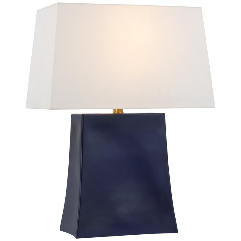 LED Table Lamp from the Lucera Collection in Denim Finish by Visual Comfort Signature