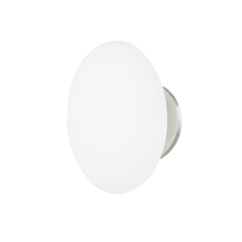 One Light Bath Bracket from the Wagner Collection in Polished Nickel Finish by Hudson Valley