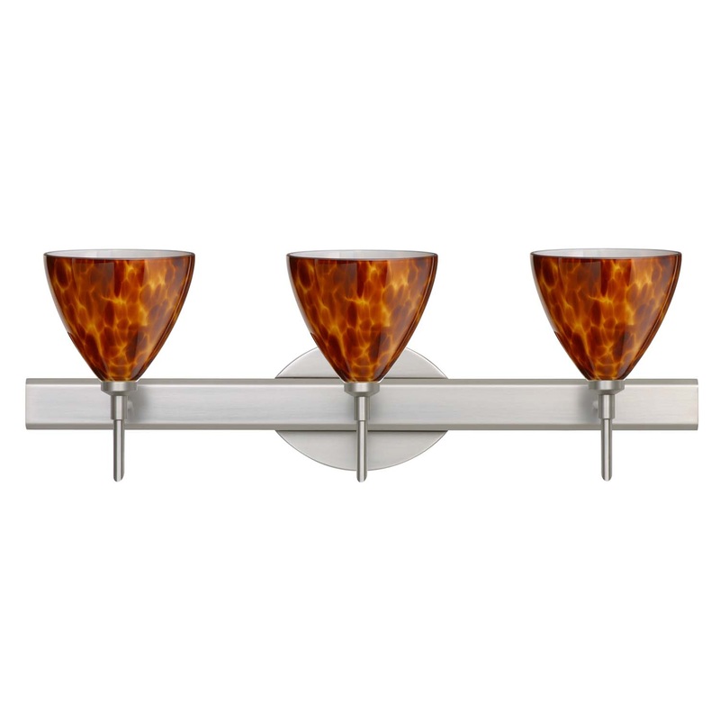 Besa 3SW-177918-SN Mia Three Light Wall Sconce Satin Nickel