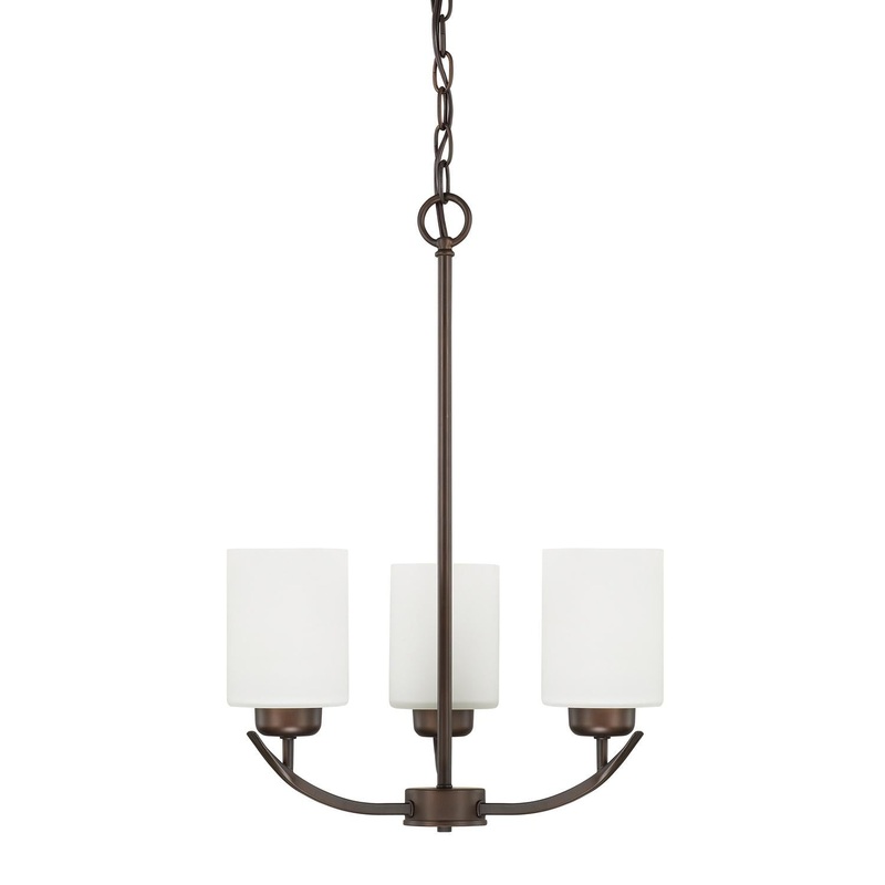 Capital Lighting 415231BZ-338 Dixon 3 Light Chandelier Bronze