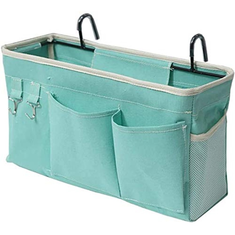 Comodino Caddy/Comodino Bag storage Hanging Organizzatore for Bunk e Ospedale Letti, Rails Dorm camere da letto, D