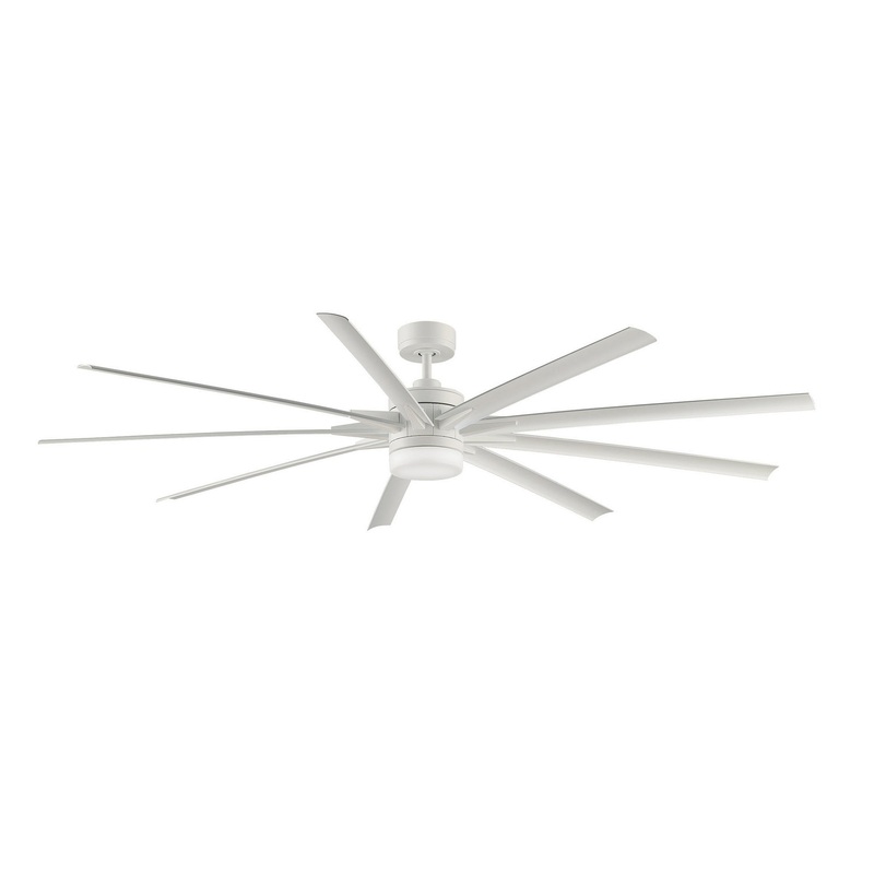 Fanimation FPD8148MW-220 Odyn 84 84″ Ceiling Fan Matte White (Discontinued)