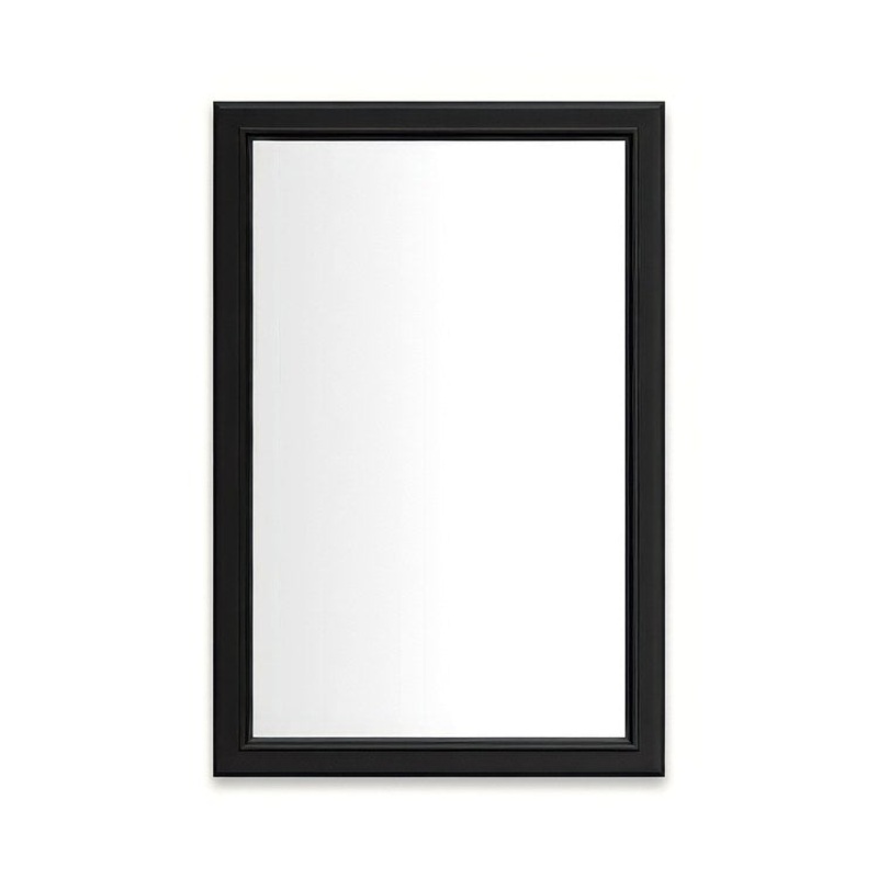 Medicine Cabinet Main Line 20 x 30 Inch 1 Doors Framed Mirror Brushed Black Flat Top Bryn Mawr Frame Slow Close Hinges 4 Inch